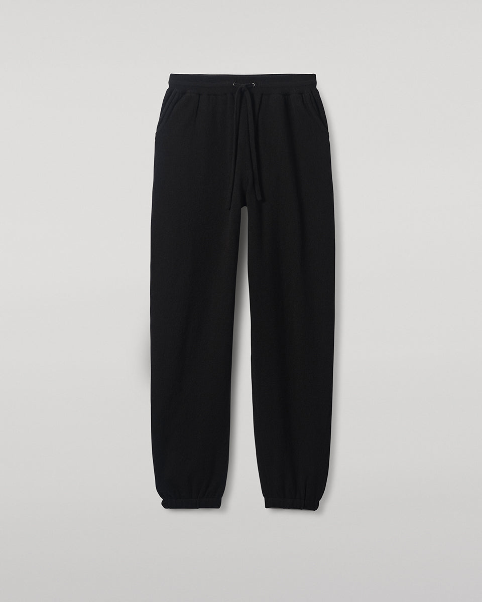 Kirk Black Cashmere Sweatpants