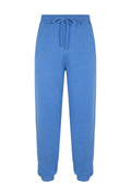 Performance Cashmere Cuffed Blue Joggers