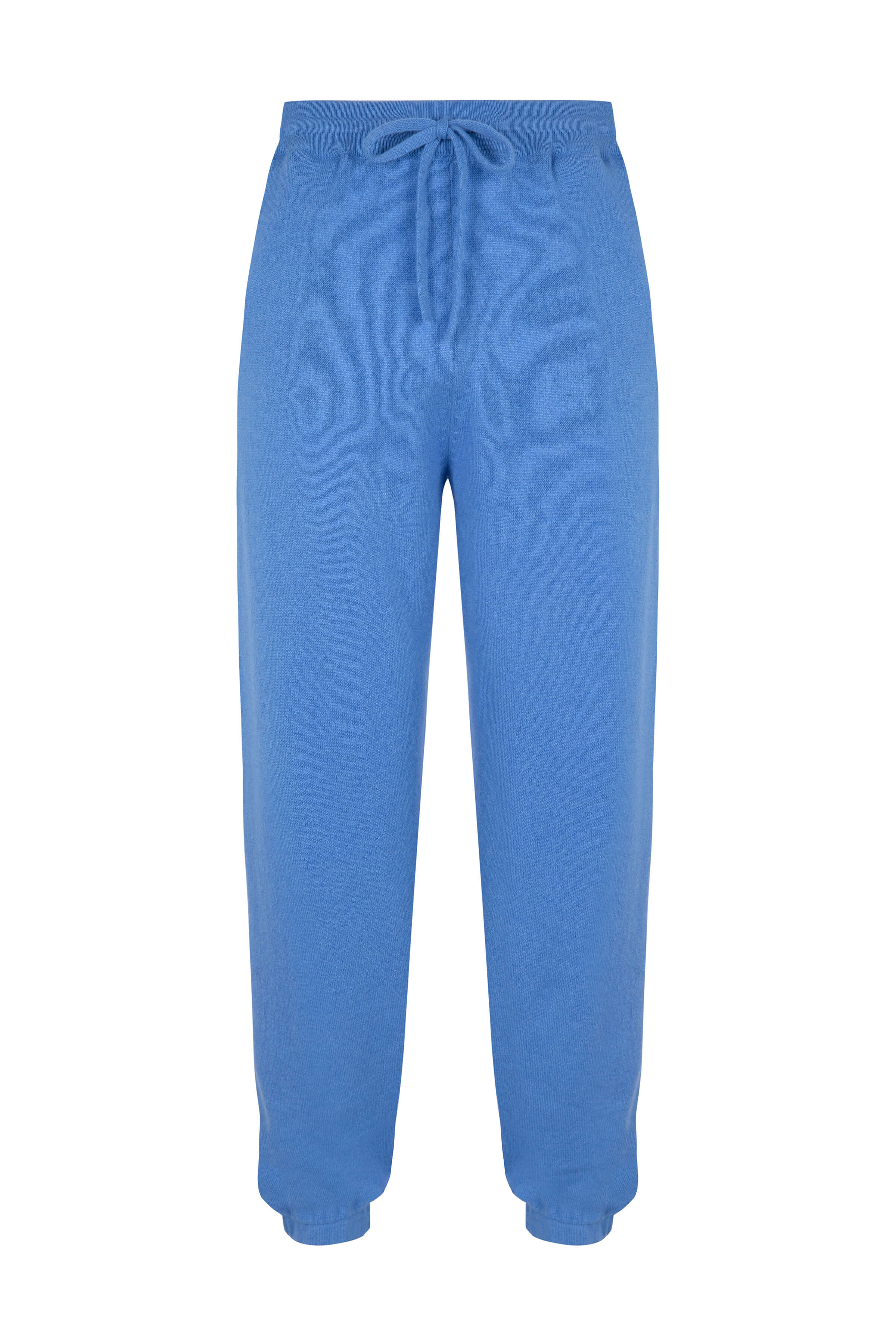 Performance Cashmere Cuffed Blue Joggers