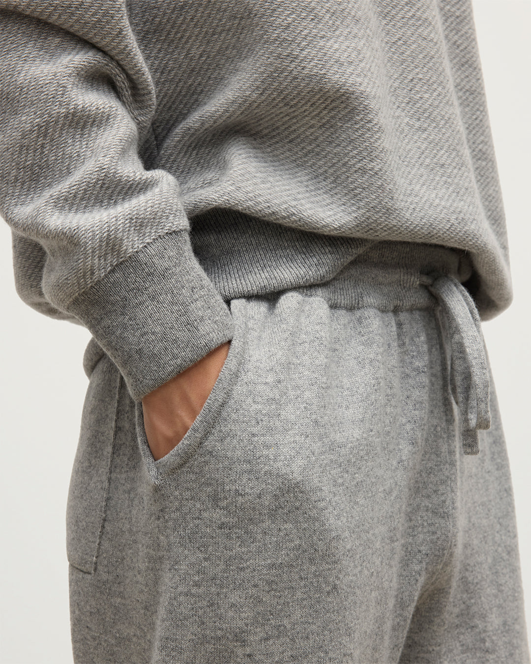 Kirk Light Grey Cashmere Sweatpants