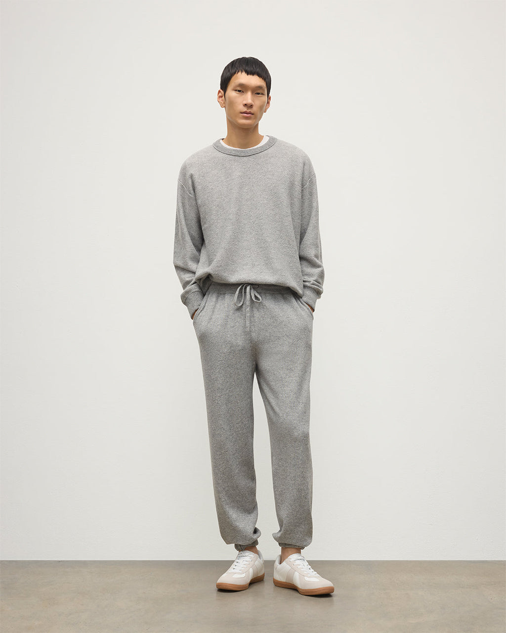 Kirk Light Grey Cashmere Sweatpants