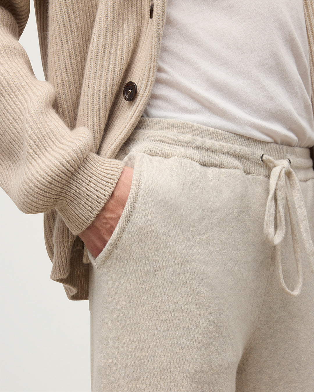Kirk Natural Cashmere Sweatpants