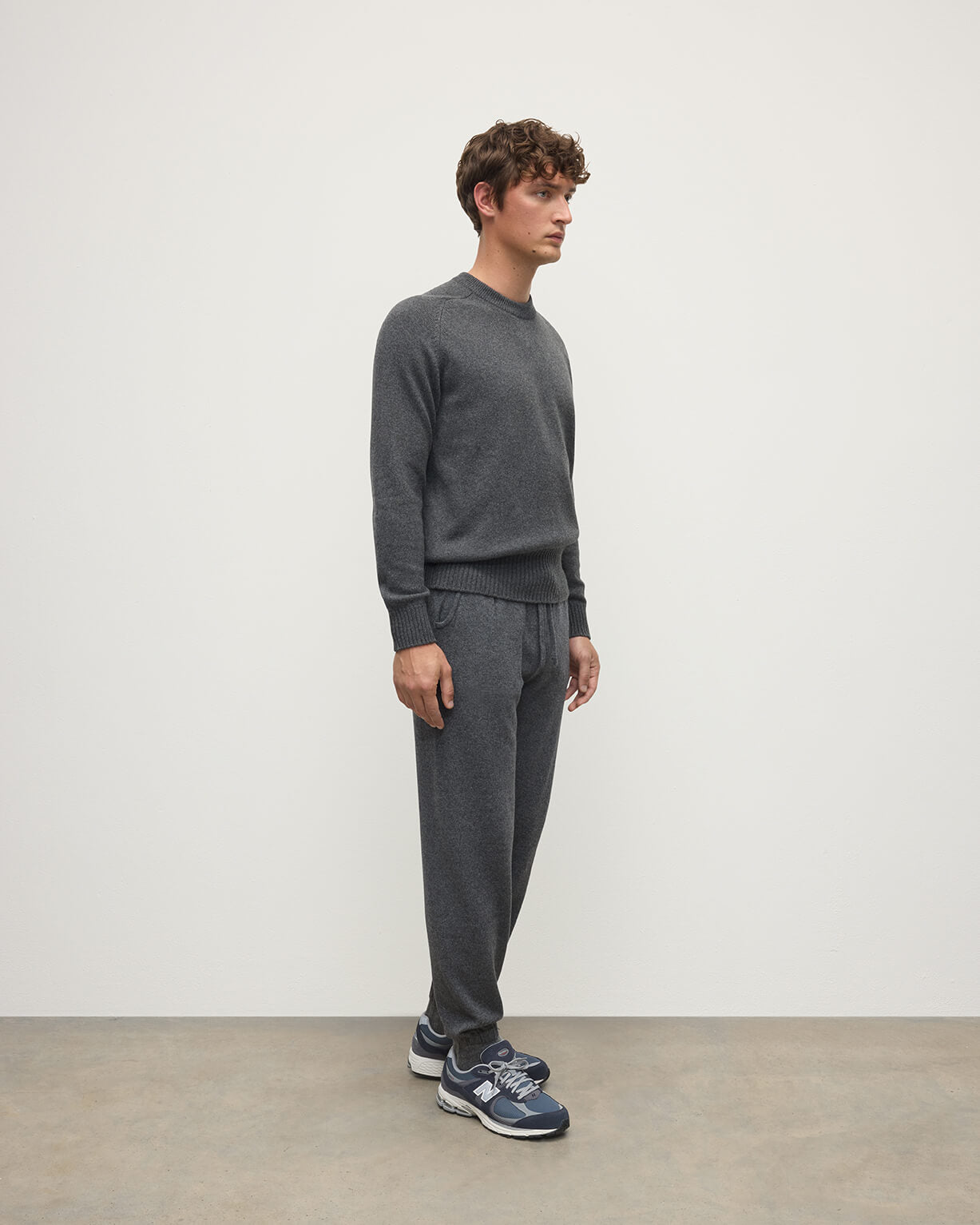 Kirk Mid Grey Cashmere Sweatpants