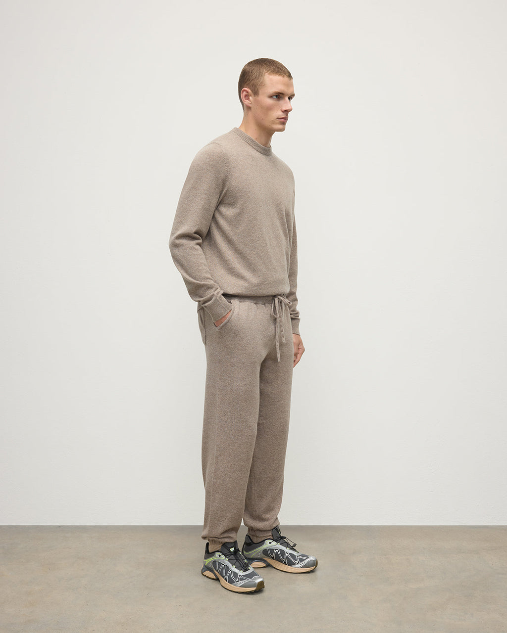Kirk Light Brown Cashmere Sweatpants