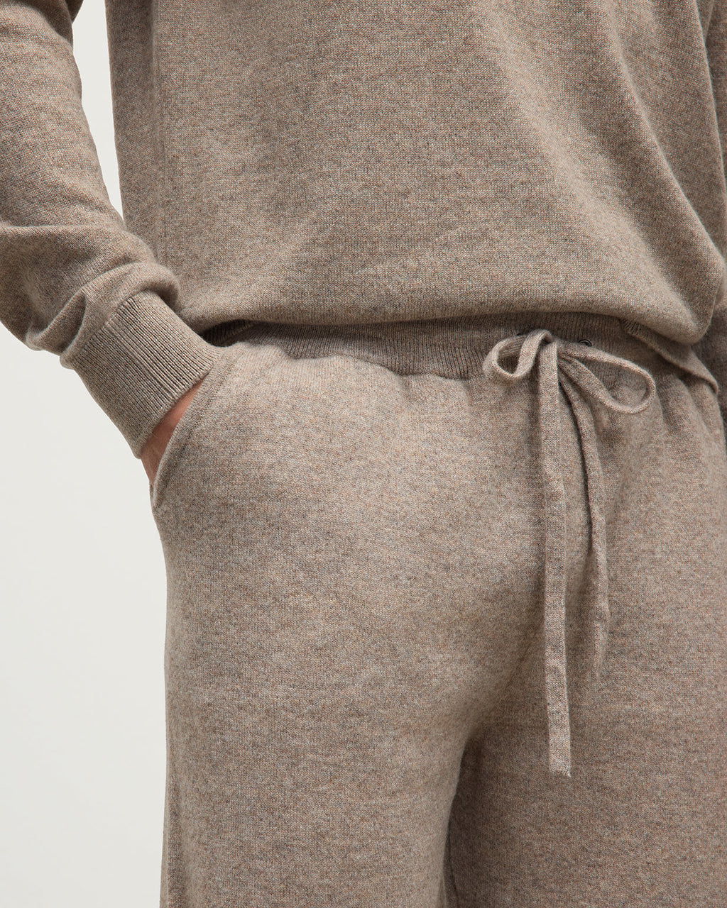 Kirk Light Brown Cashmere Sweatpants