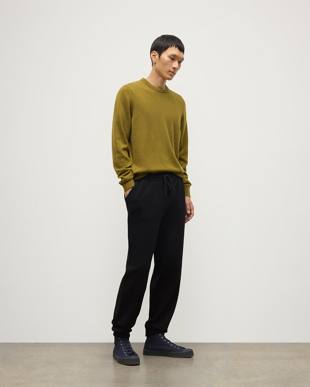 Kirk Black Cashmere Sweatpants