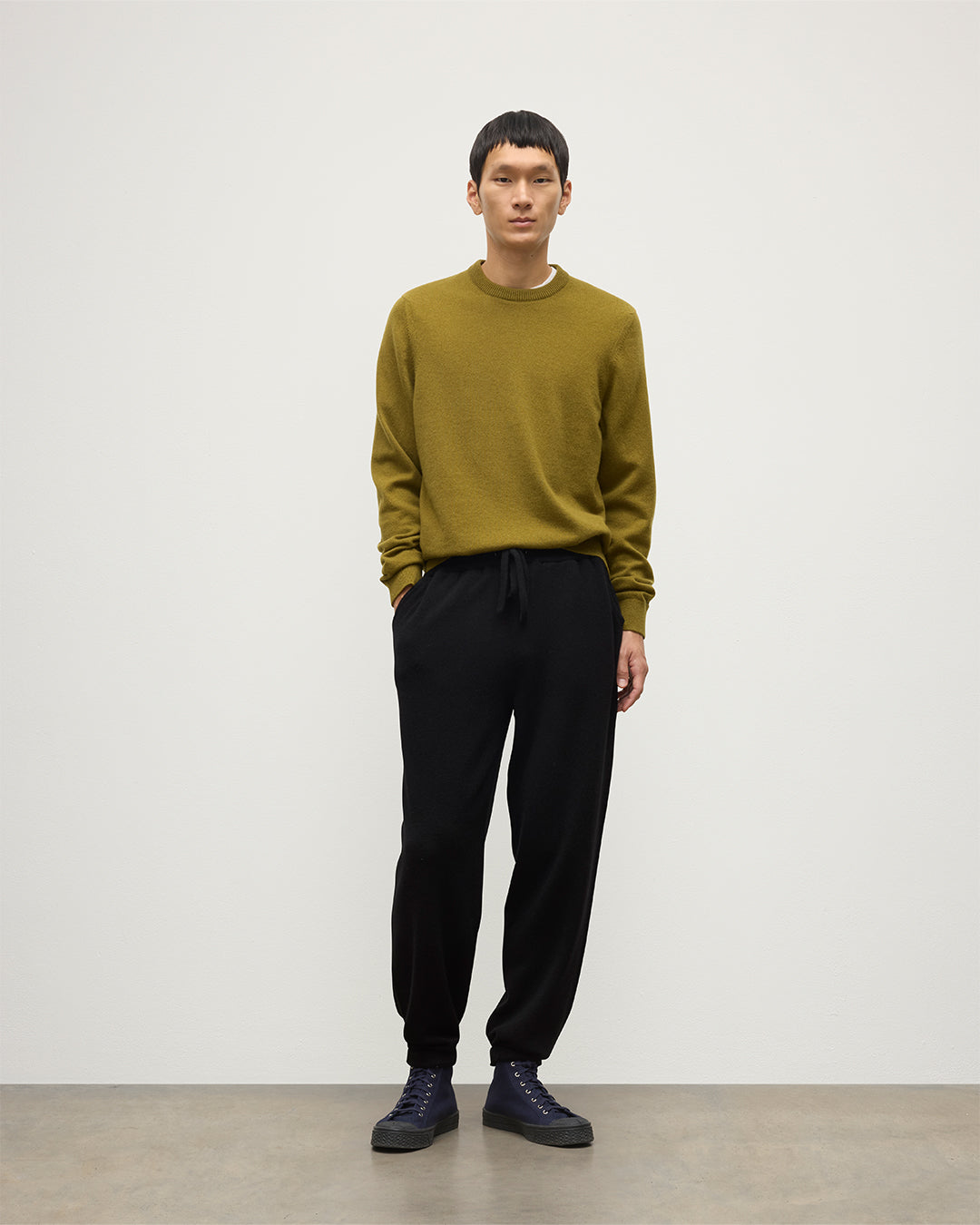 Kirk Black Cashmere Sweatpants