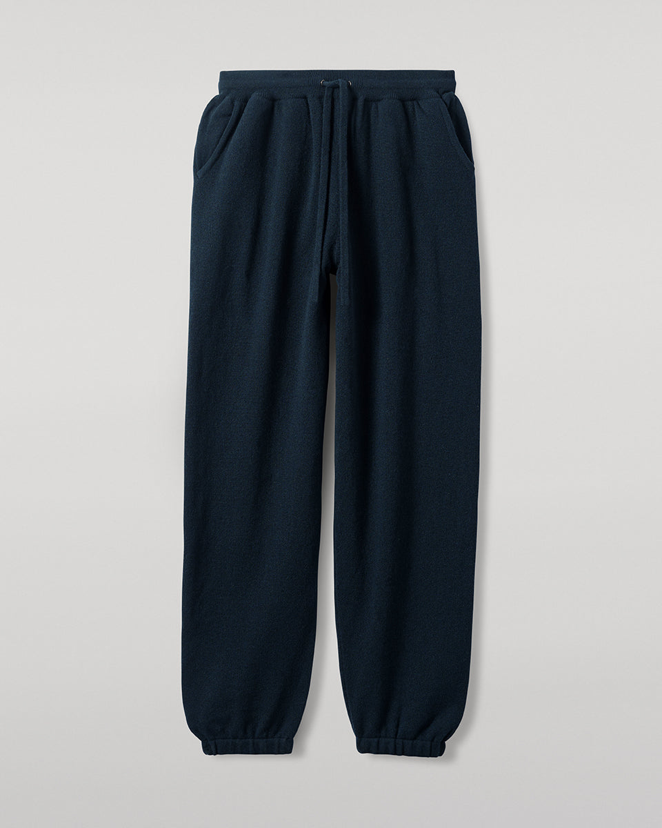 Kirk Bottle Green Cashmere Sweatpants