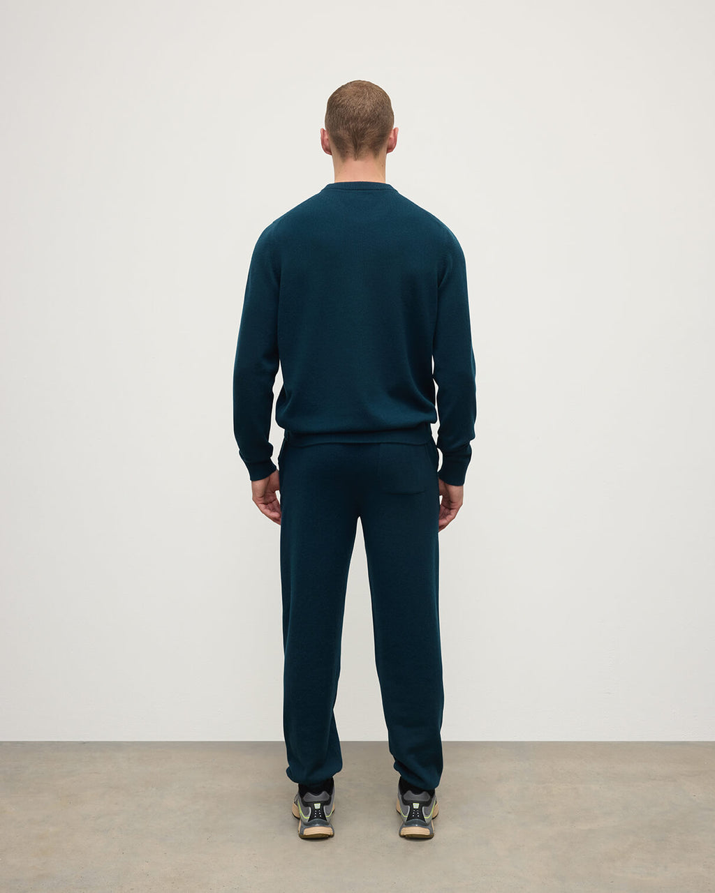 Kirk Bottle Green Cashmere Sweatpants