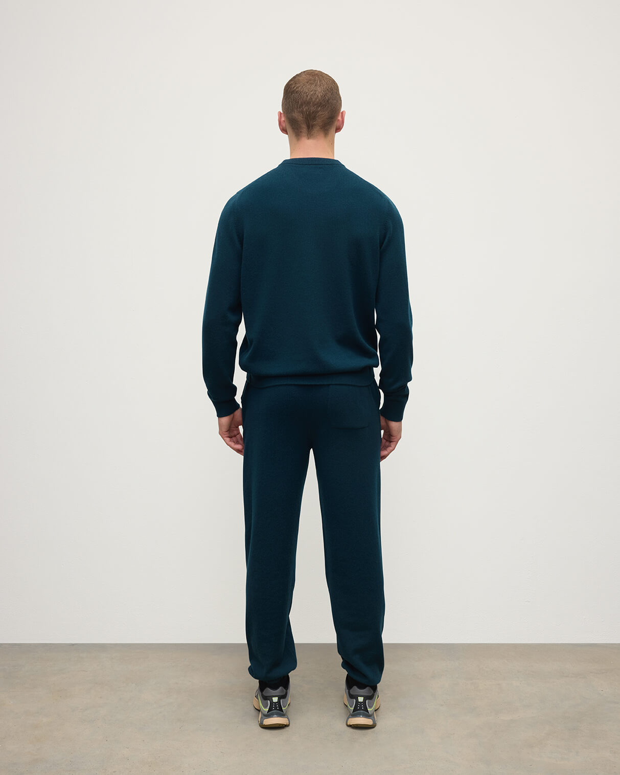 Kirk Bottle Green Cashmere Sweatpants