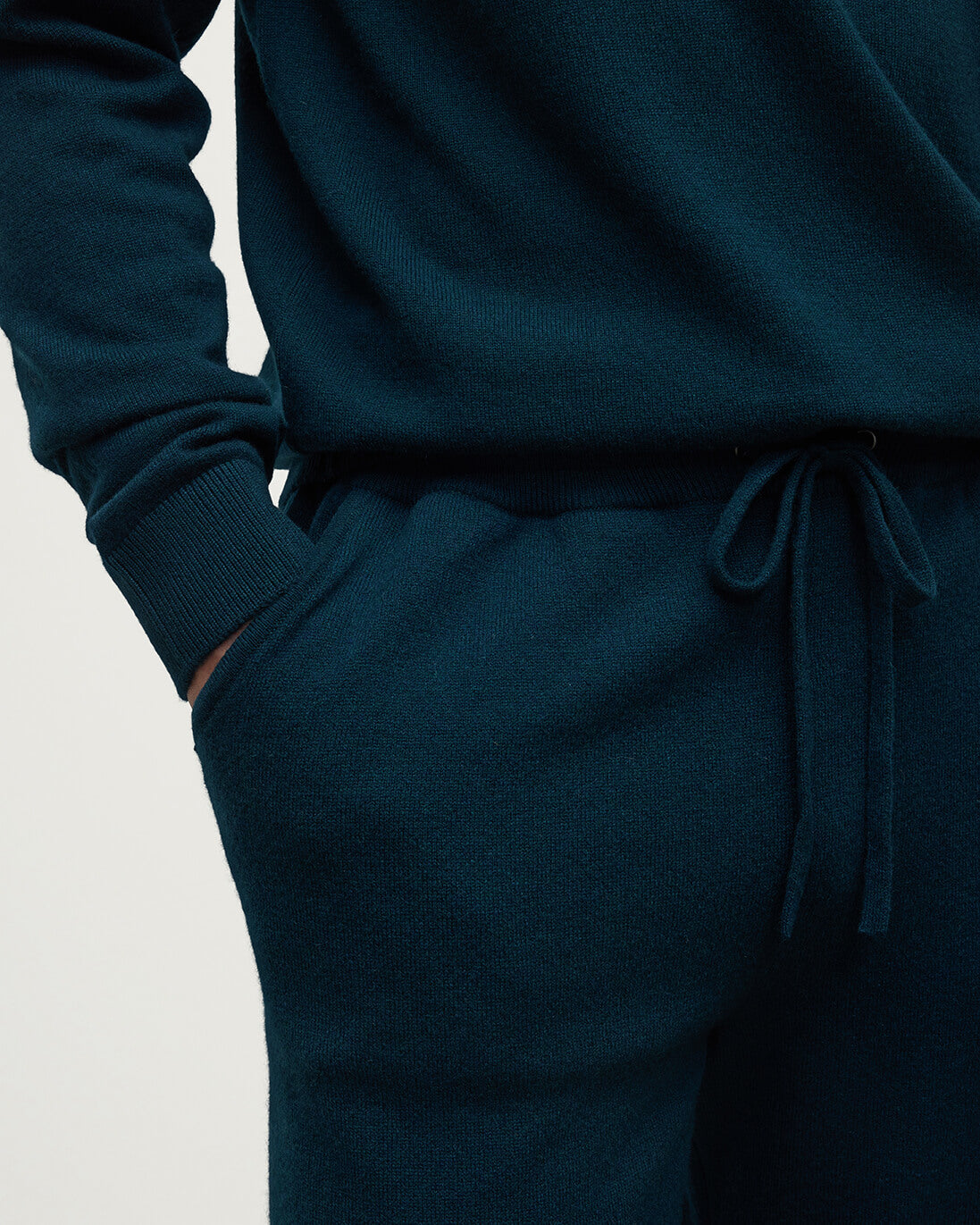 Kirk Bottle Green Cashmere Sweatpants