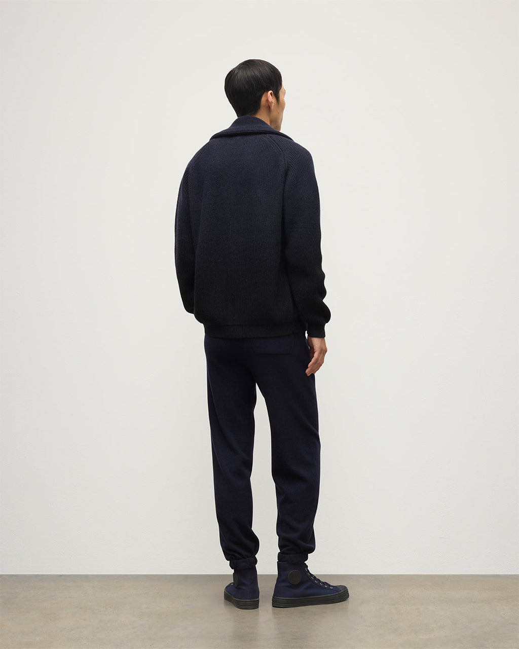 Kirk Dark Navy Cashmere Sweatpants