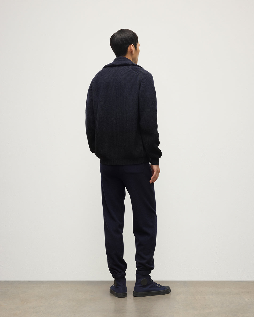 Kirk Dark Navy Cashmere Sweatpants