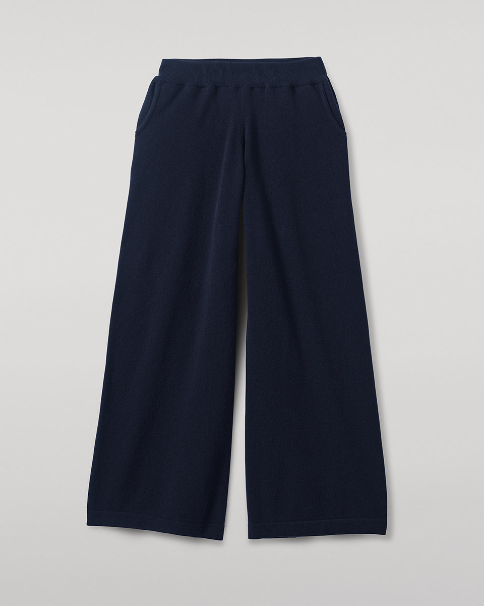 Dark Navy Cashmere Trousers