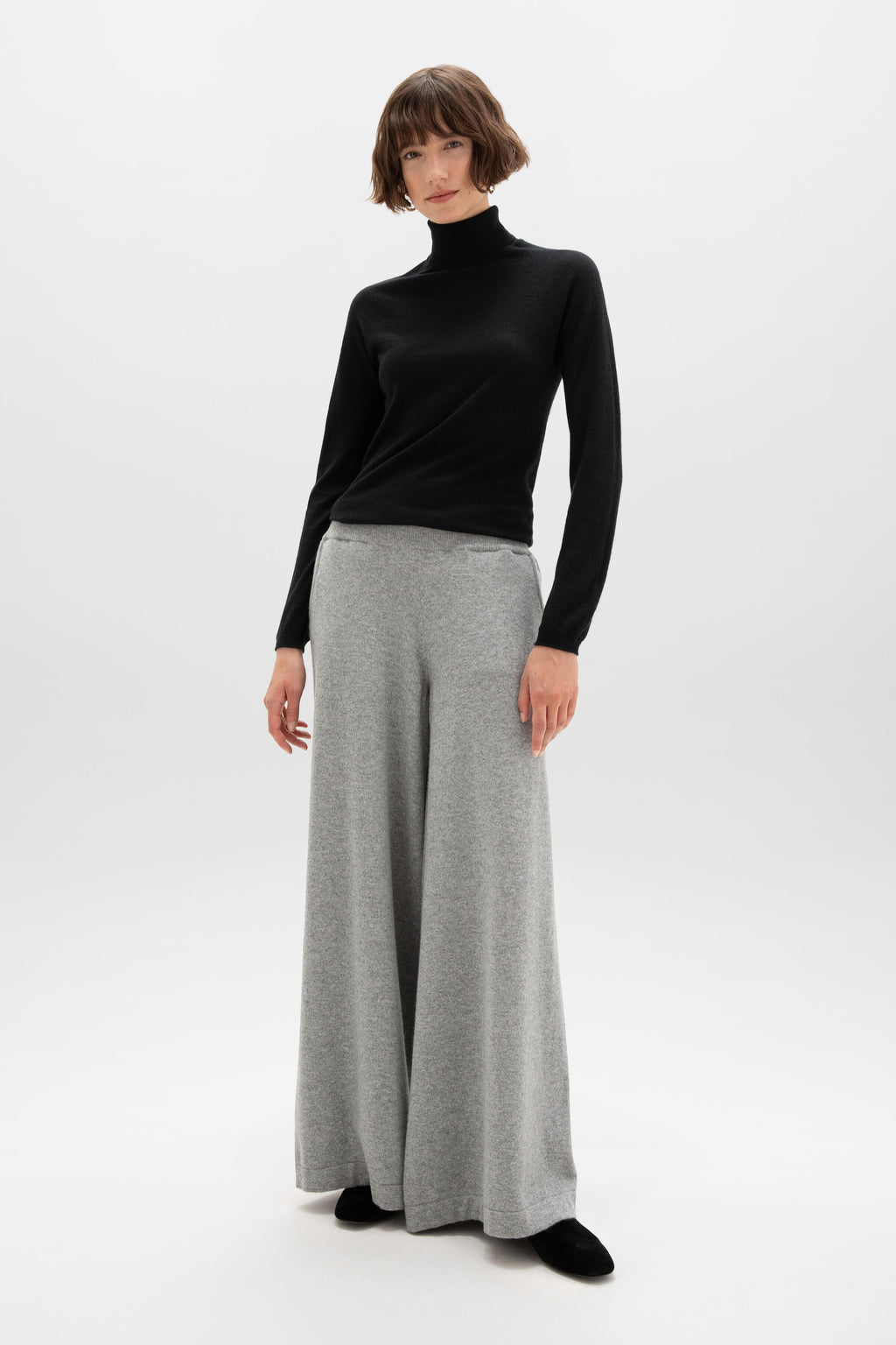 Light Grey Cashmere Trousers