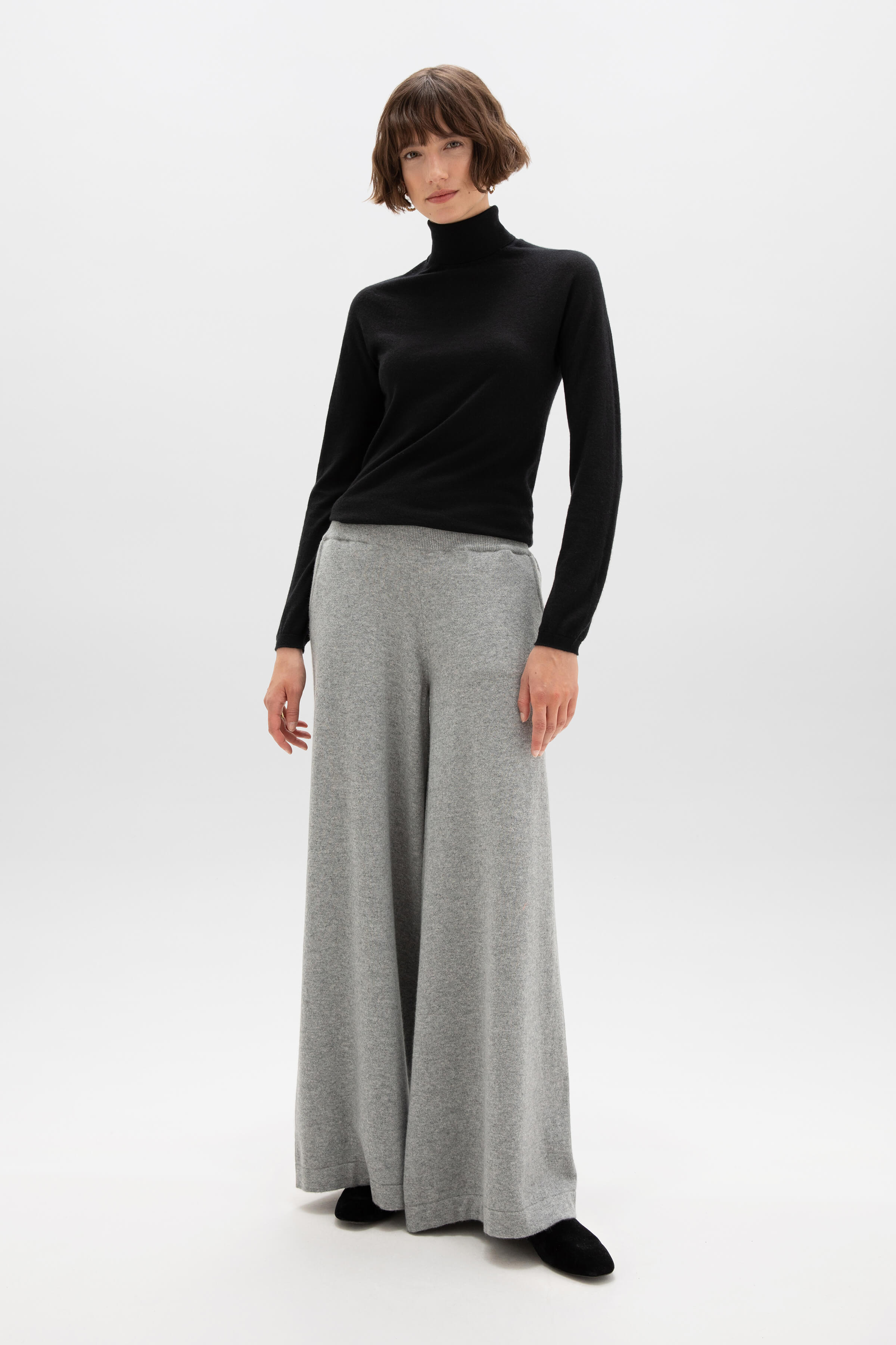 Light Grey Cashmere Trousers