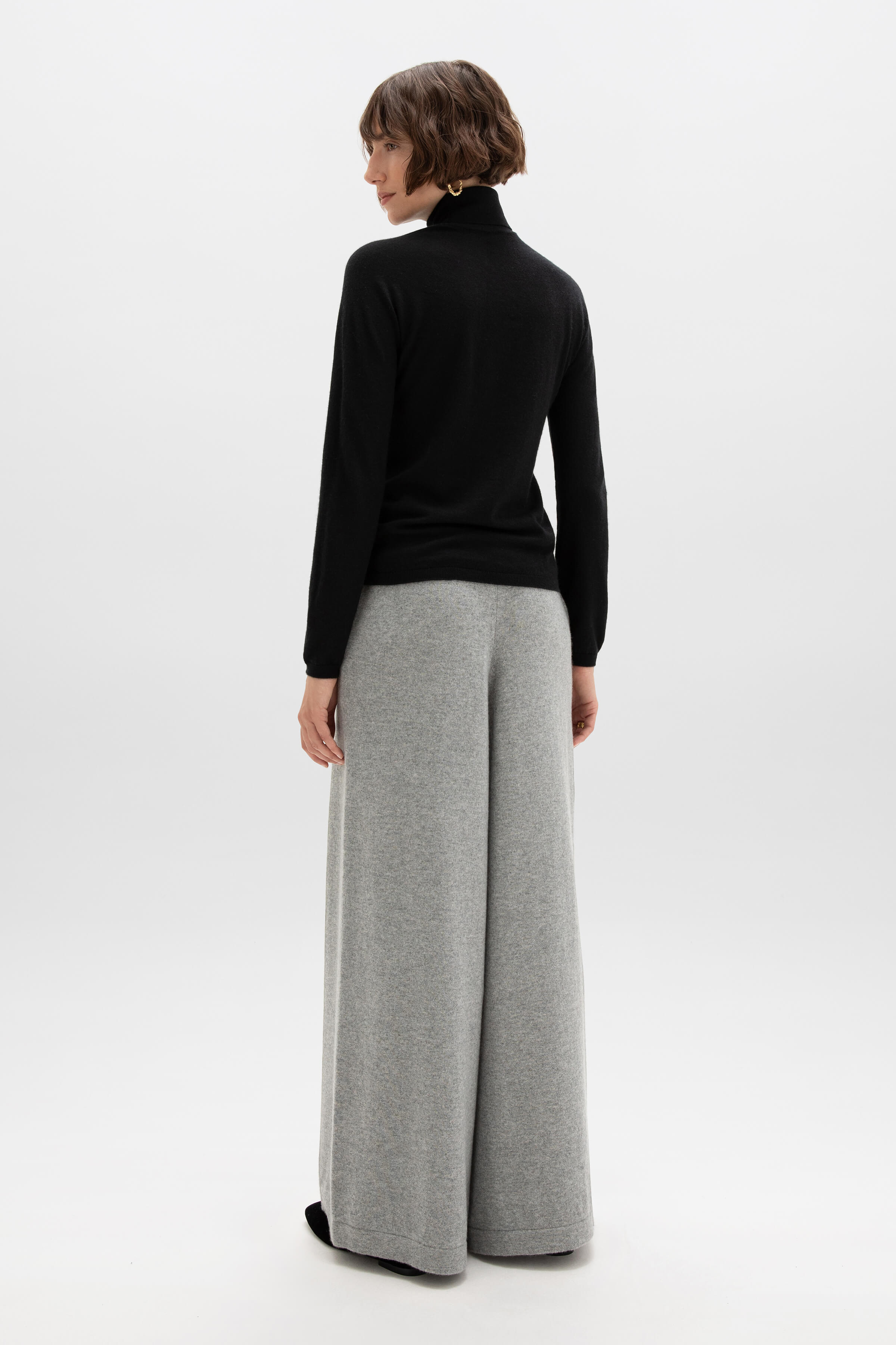 Light Grey Cashmere Trousers