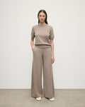 Light Brown Cashmere Trousers