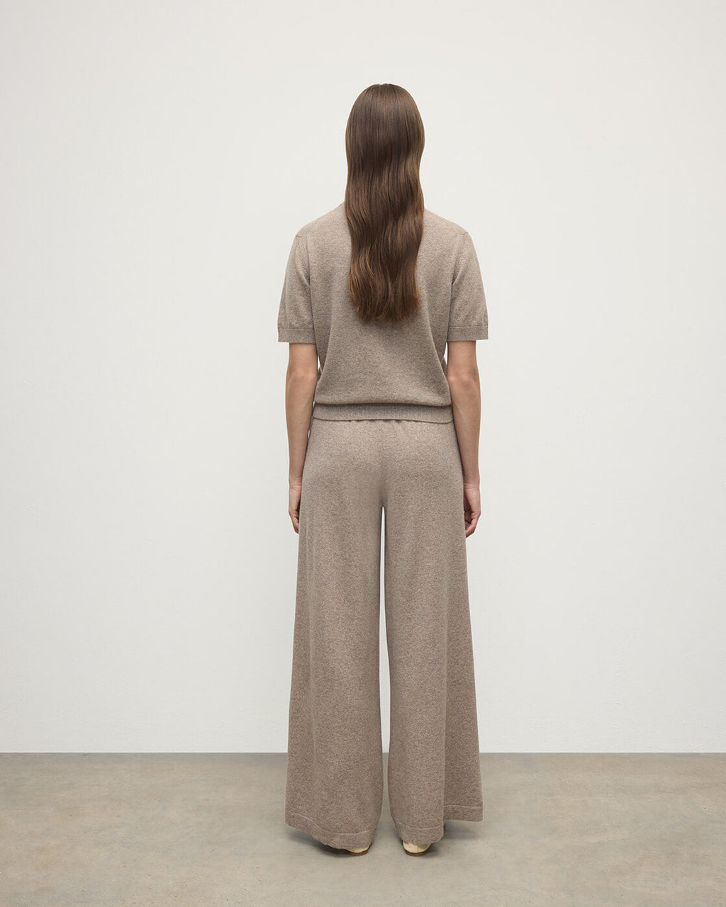 Light Brown Cashmere Trousers