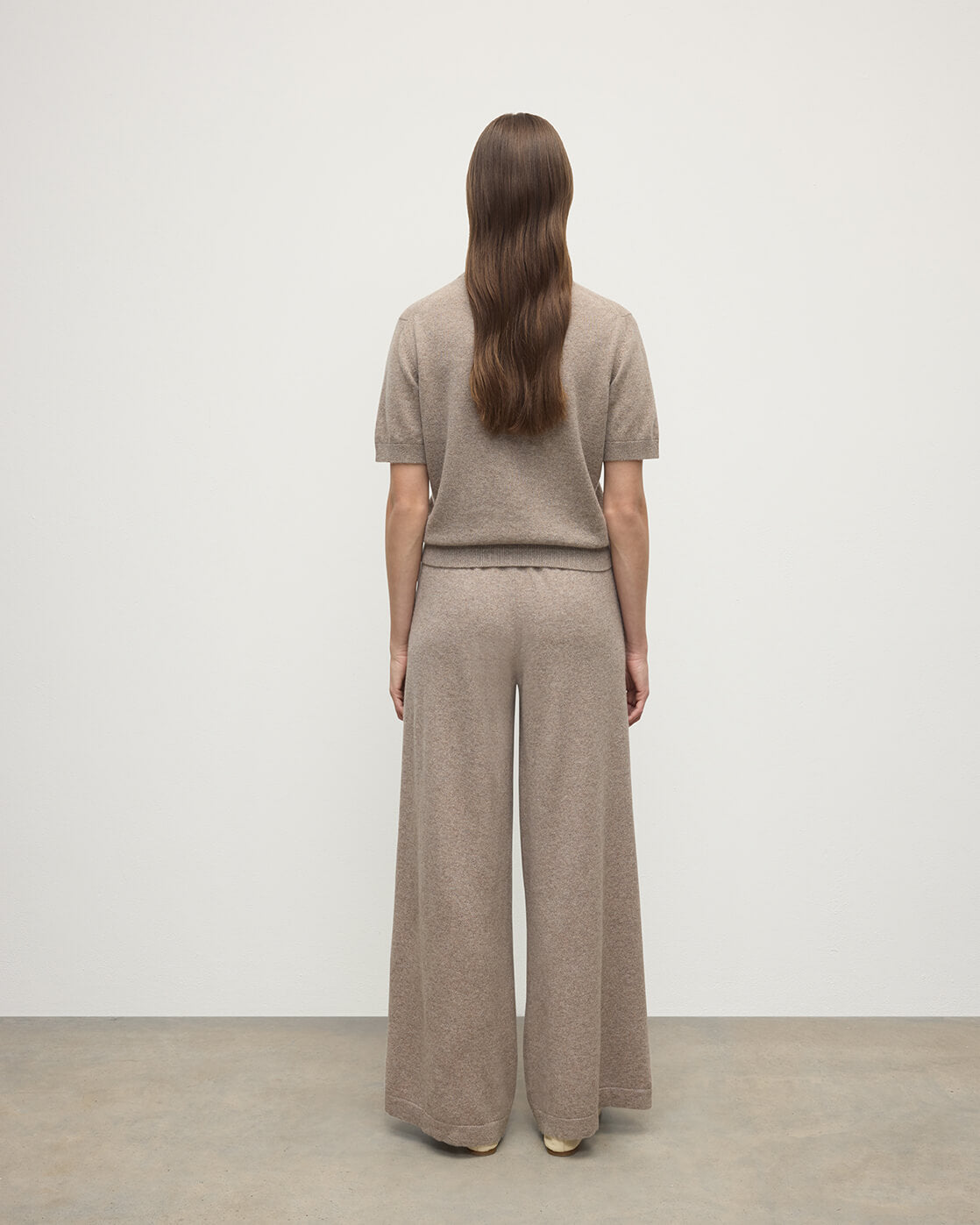 Light Brown Cashmere Trousers
