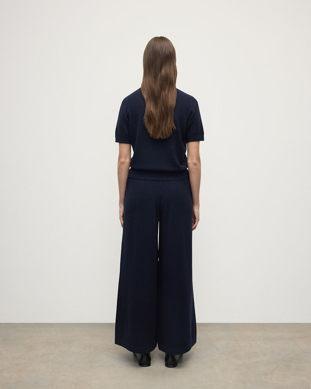 Dark Navy Cashmere Trousers
