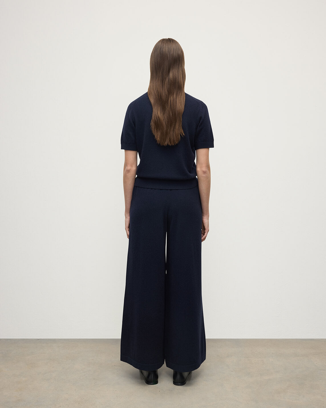 Dark Navy Cashmere Trousers