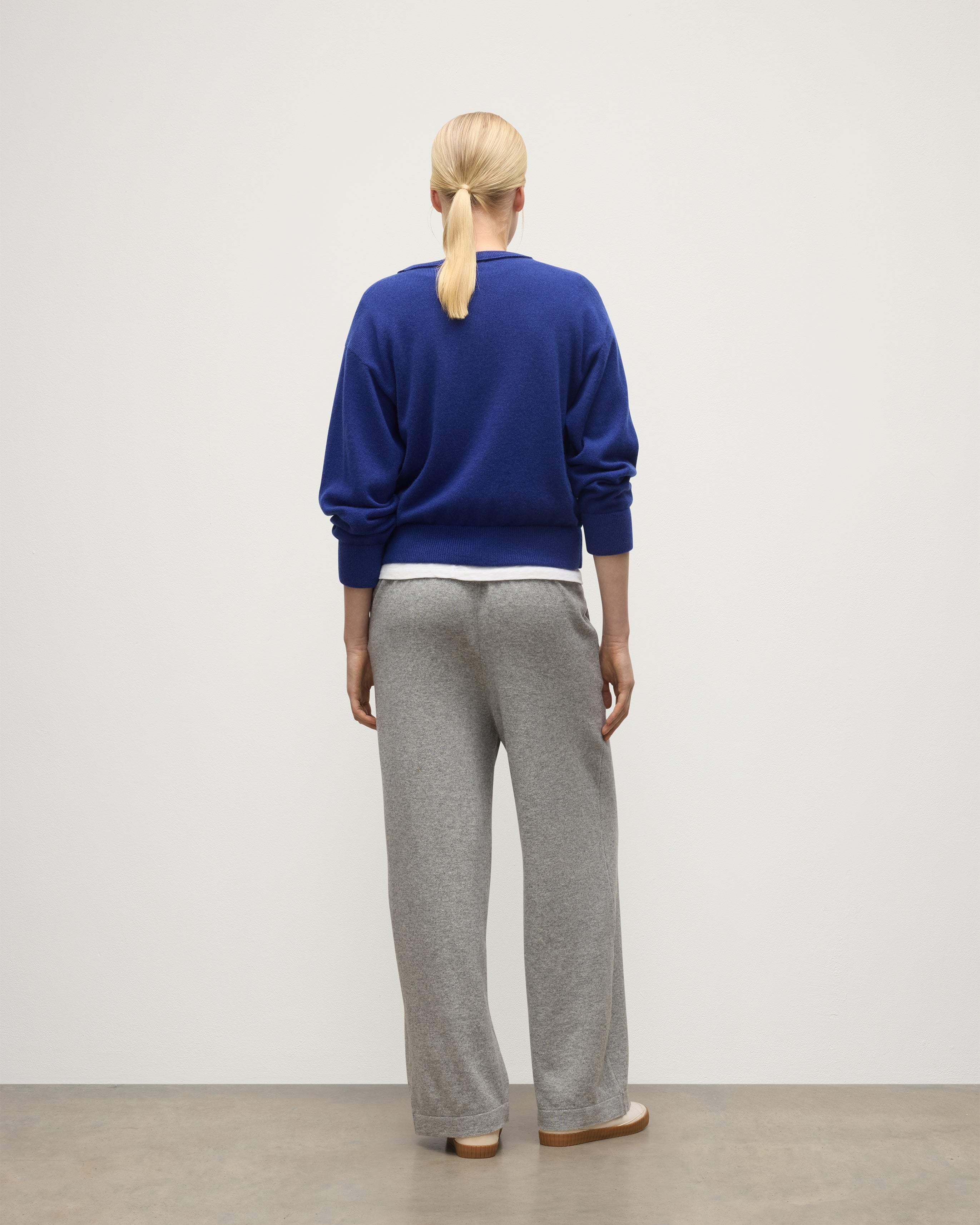 Coll Light Grey Cashmere Trouser