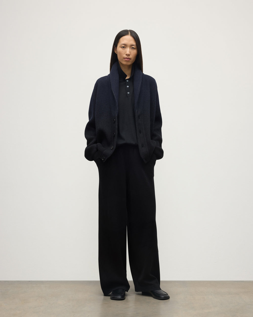 Coll Black Cashmere Trouser
