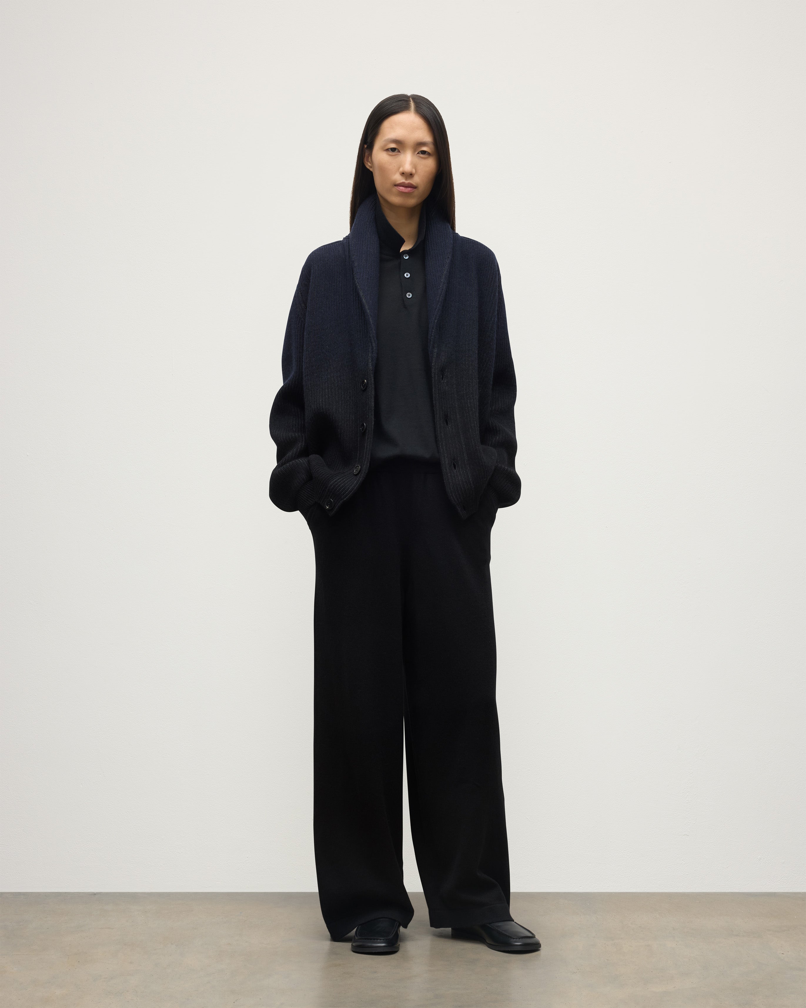 Coll Black Cashmere Trouser