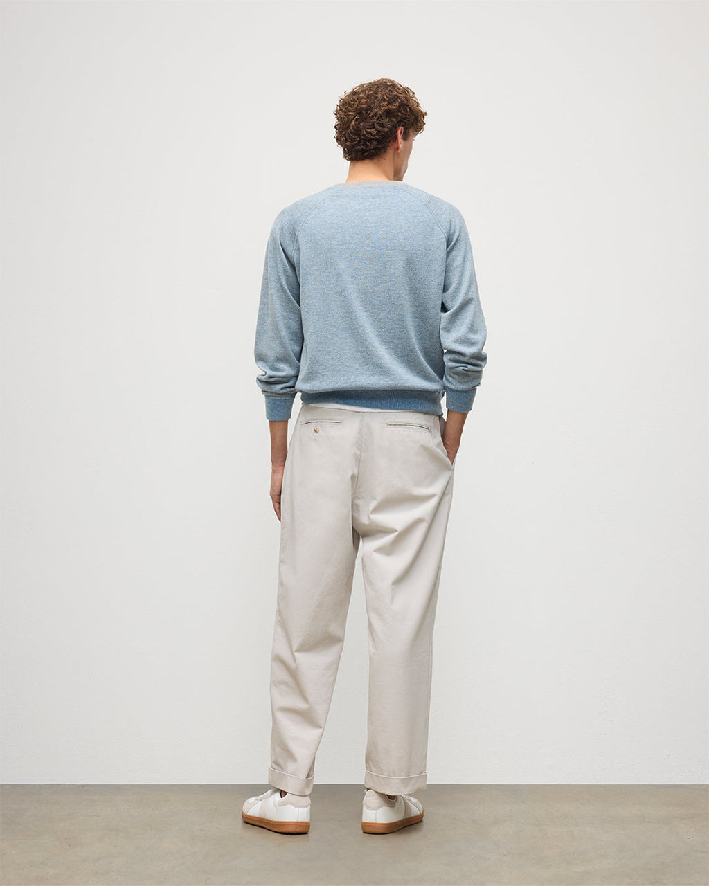 Beach Blue Cashmere Sweatshirt