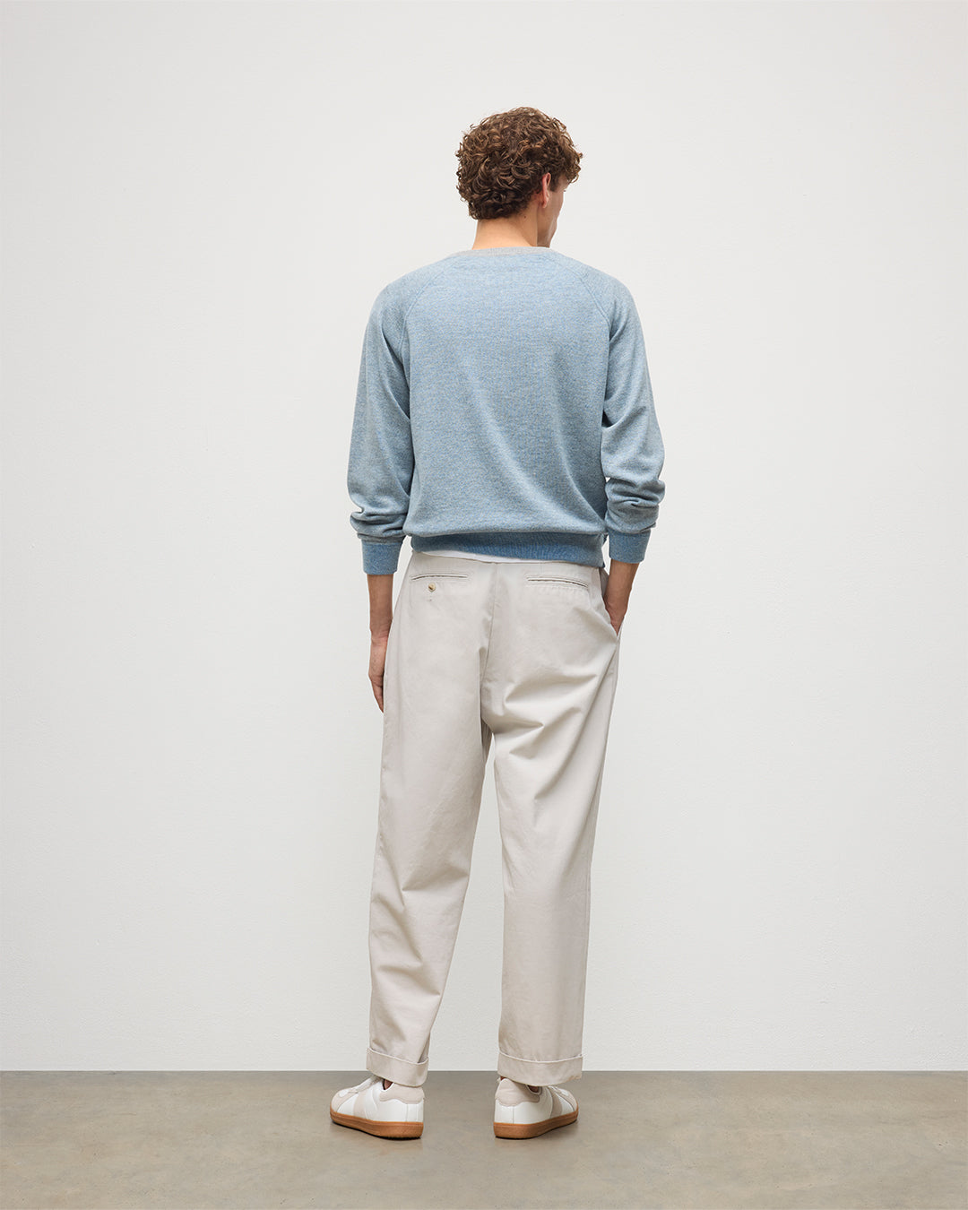 Beach Blue Cashmere Sweatshirt