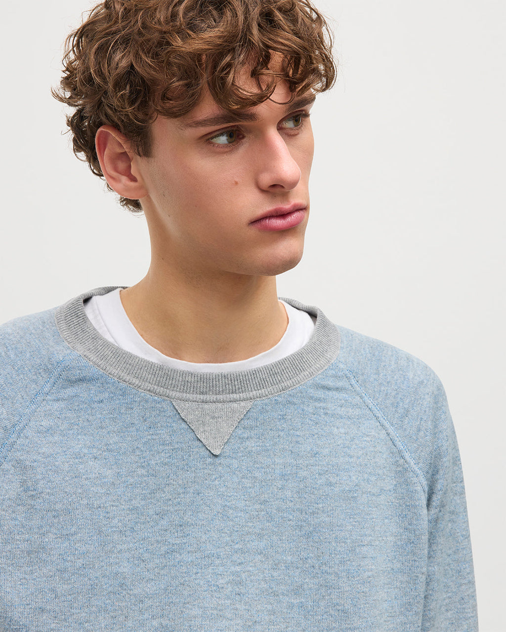 Beach Blue Cashmere Sweatshirt