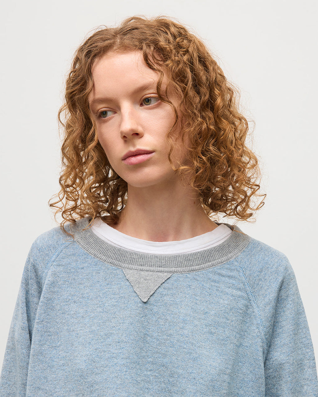 Beach Blue Cashmere Sweatshirt