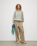 Beach Yellow Cashmere Sweatshirt