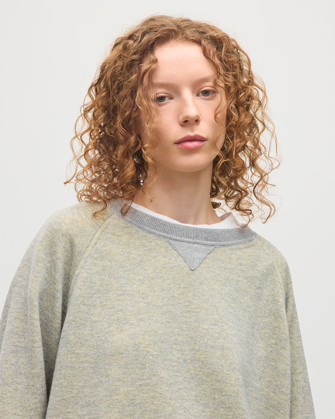 Beach Yellow Cashmere Sweatshirt