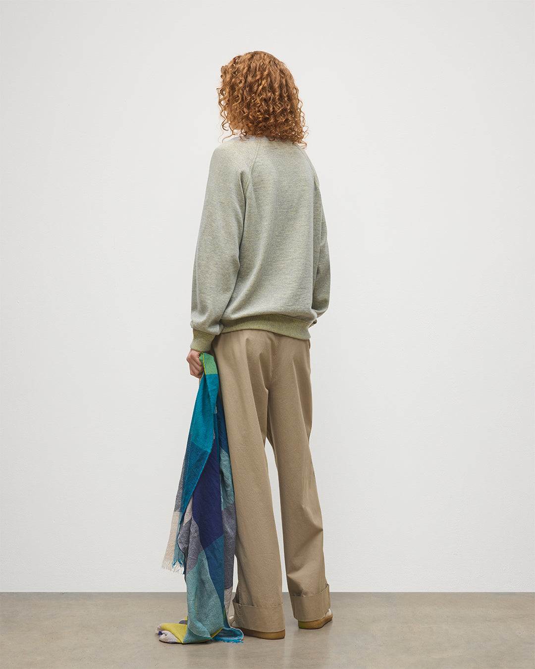 Beach Yellow Cashmere Sweatshirt