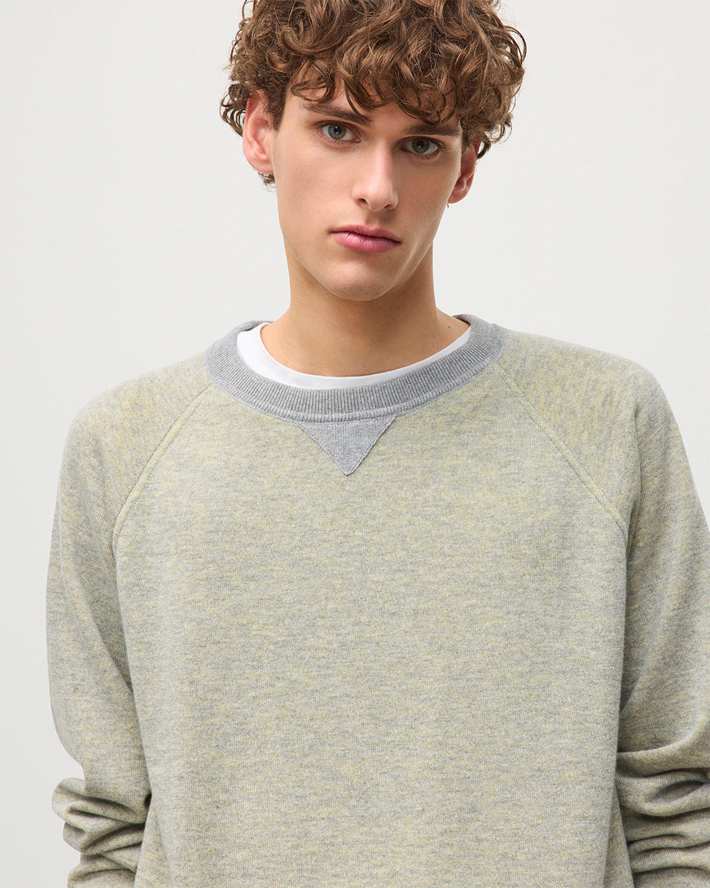 Beach Yellow Cashmere Sweatshirt