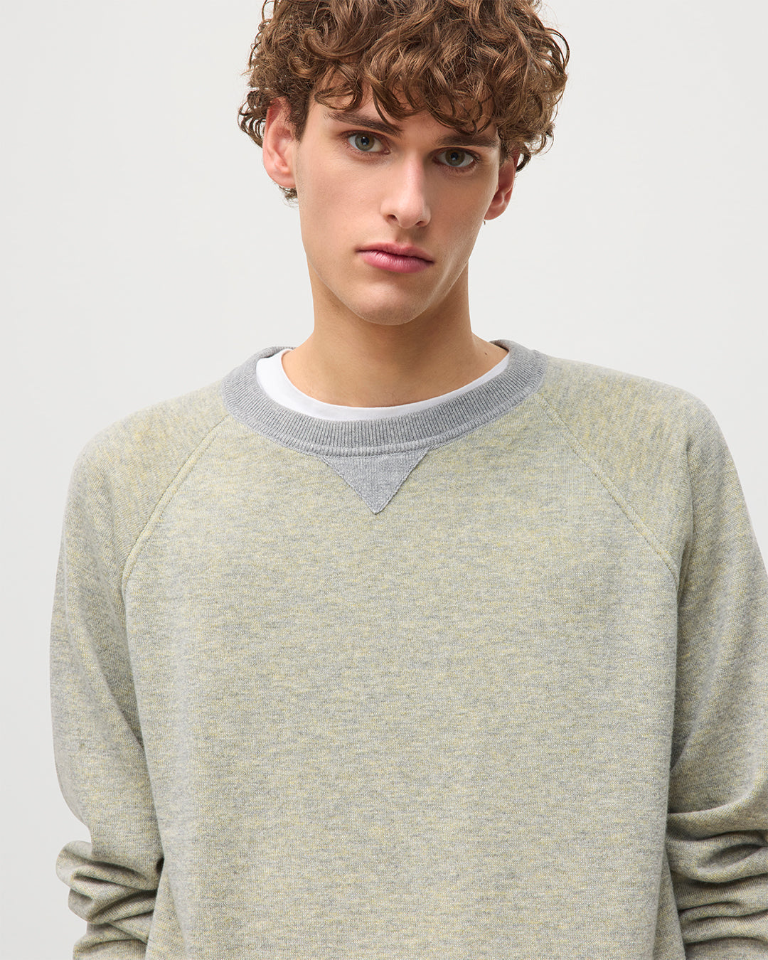 Beach Yellow Cashmere Sweatshirt