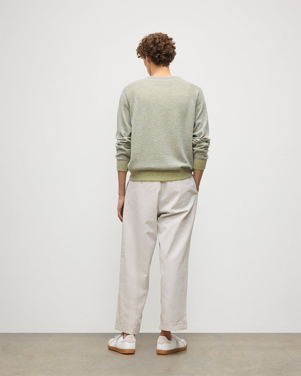 Beach Yellow Cashmere Sweatshirt