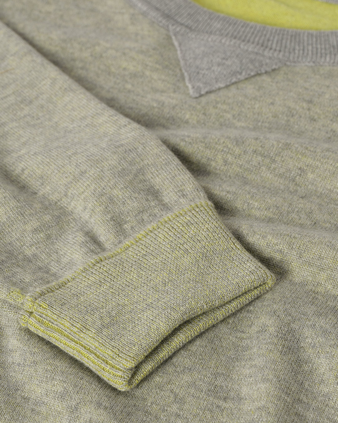 Beach Yellow Cashmere Sweatshirt