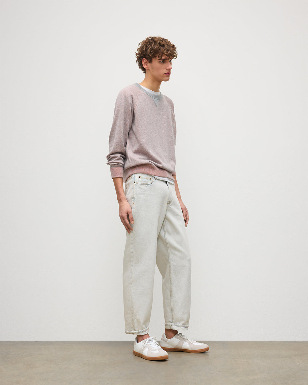 Beach Orange Cashmere Sweatshirt