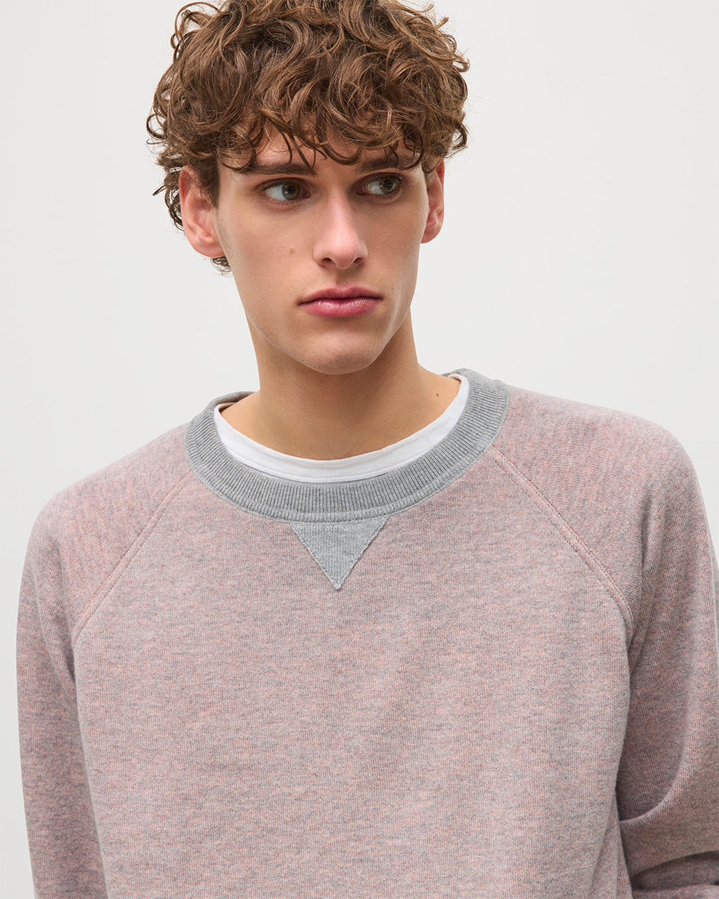 Beach Orange Cashmere Sweatshirt