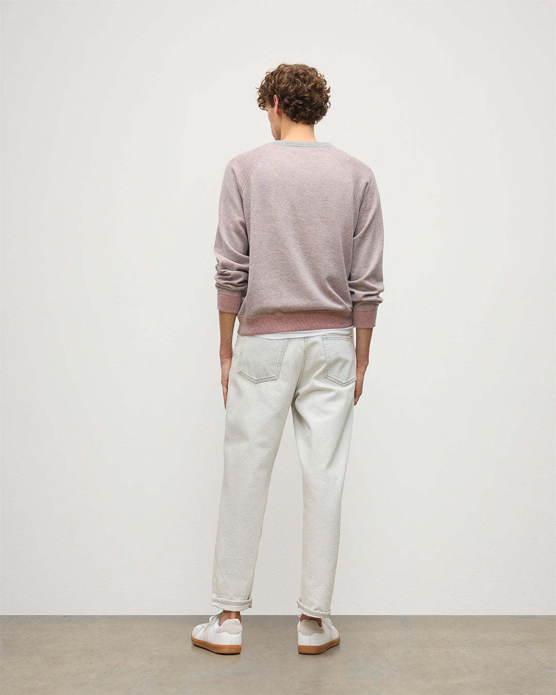 Beach Orange Cashmere Sweatshirt