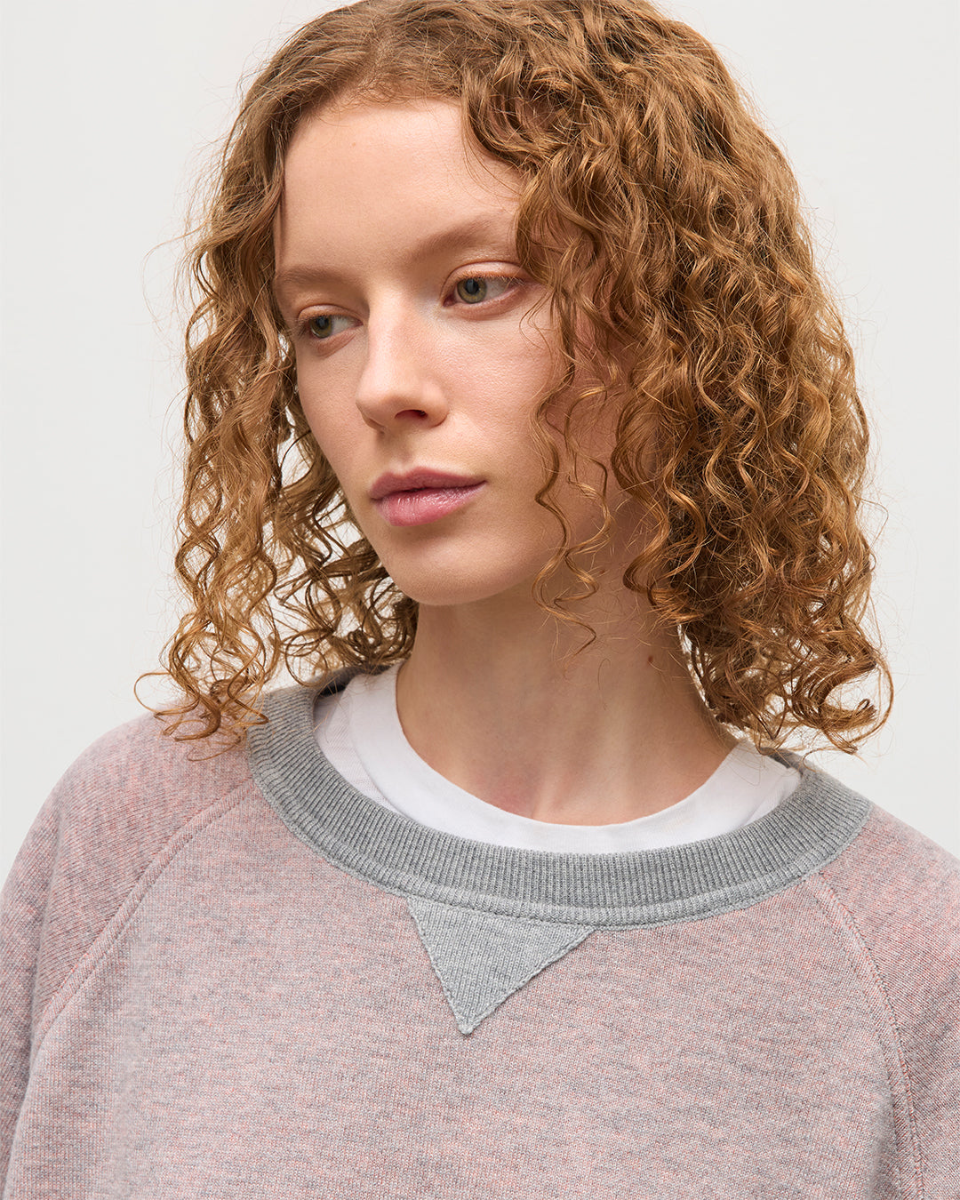 Beach Orange Cashmere Sweatshirt
