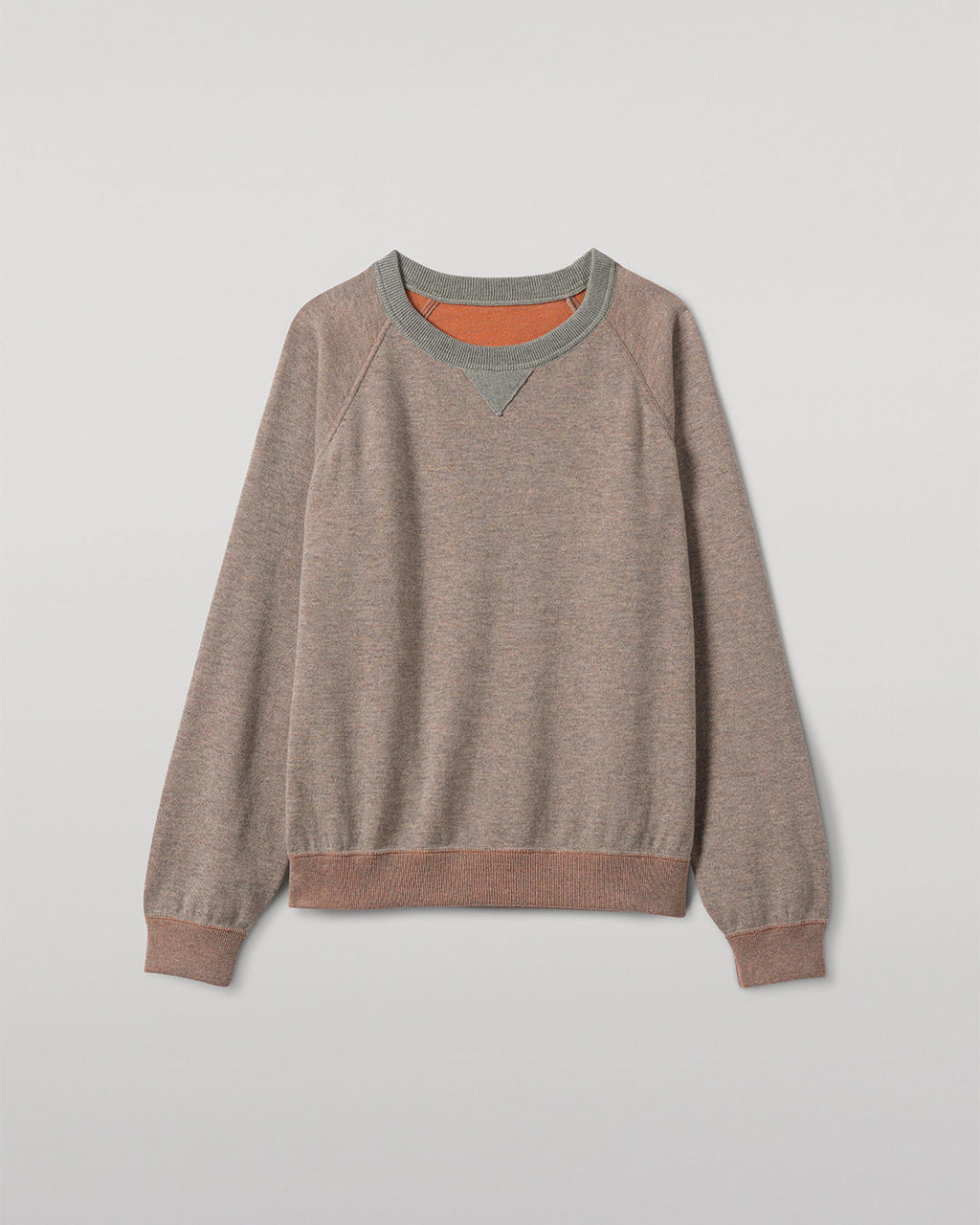 Beach Orange Cashmere Sweatshirt