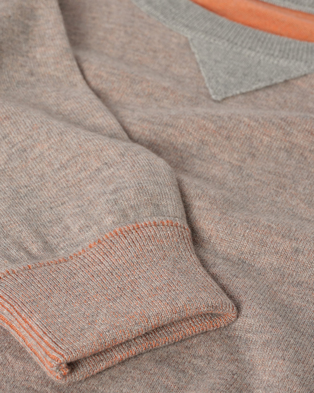 Beach Orange Cashmere Sweatshirt