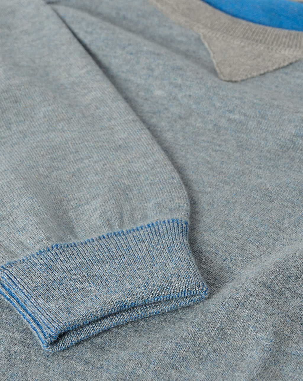 Beach Blue Cashmere Sweatshirt