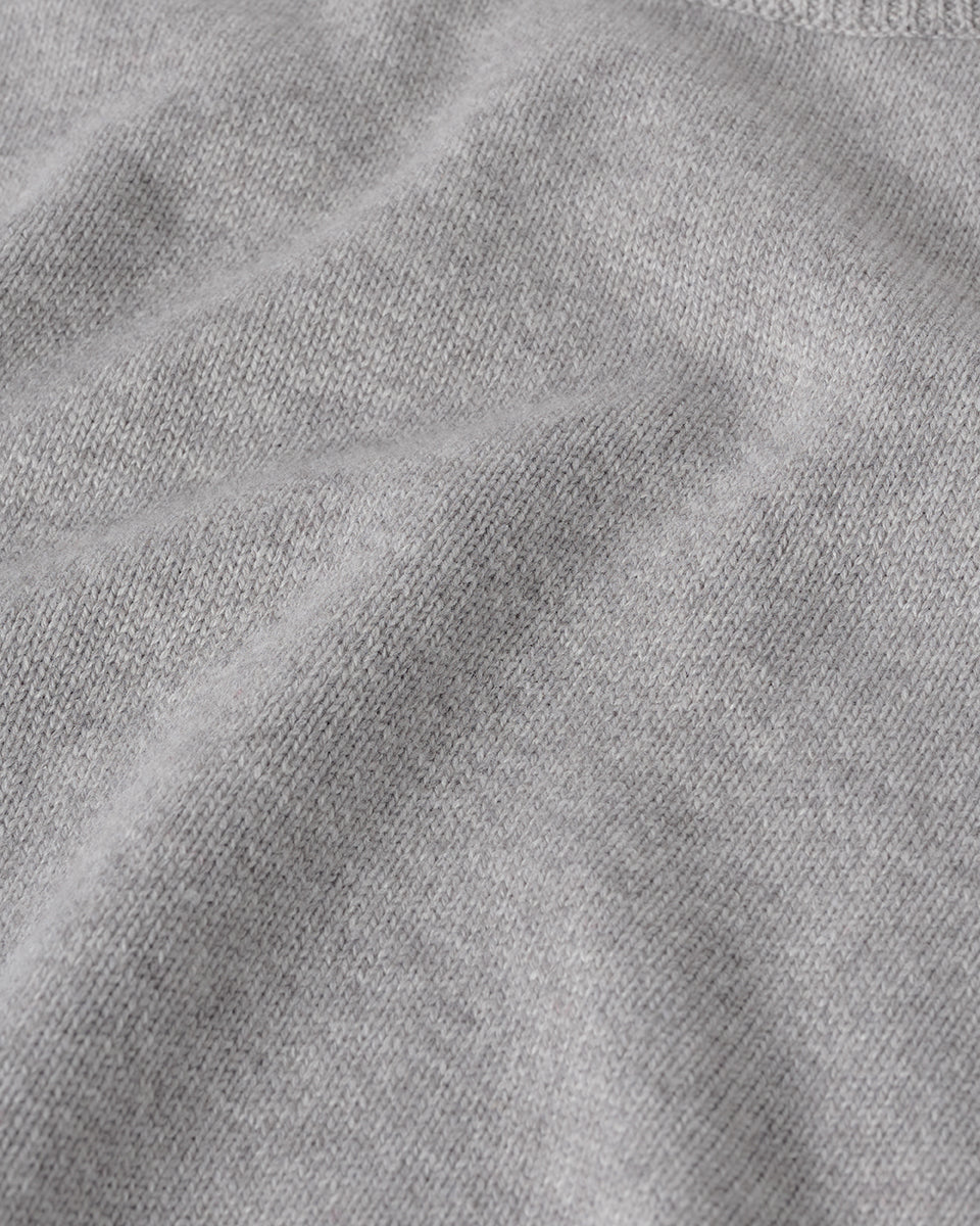 Superfine Merino Relaxed Light Grey Jumper