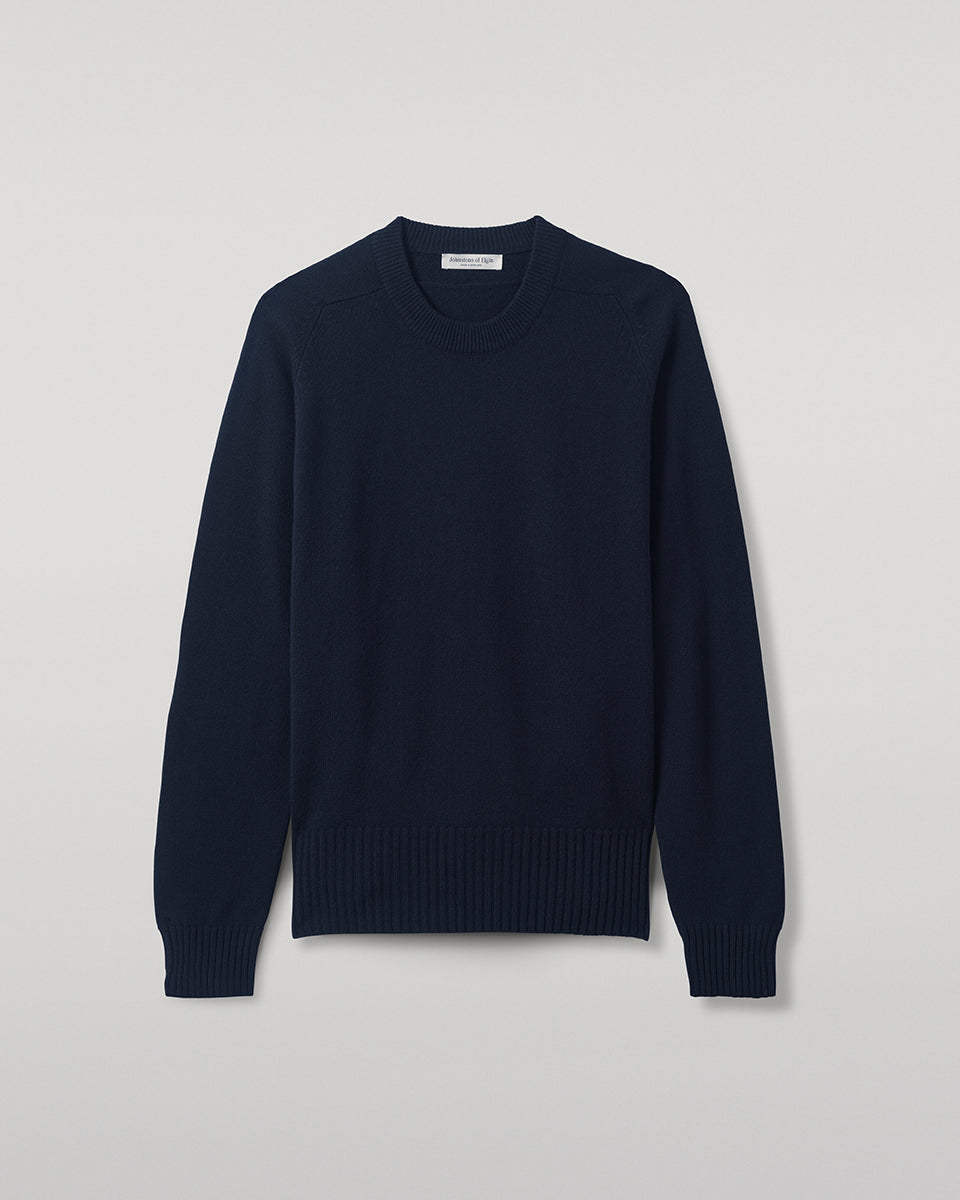 Superfine Merino Relaxed Dark Navy Jumper