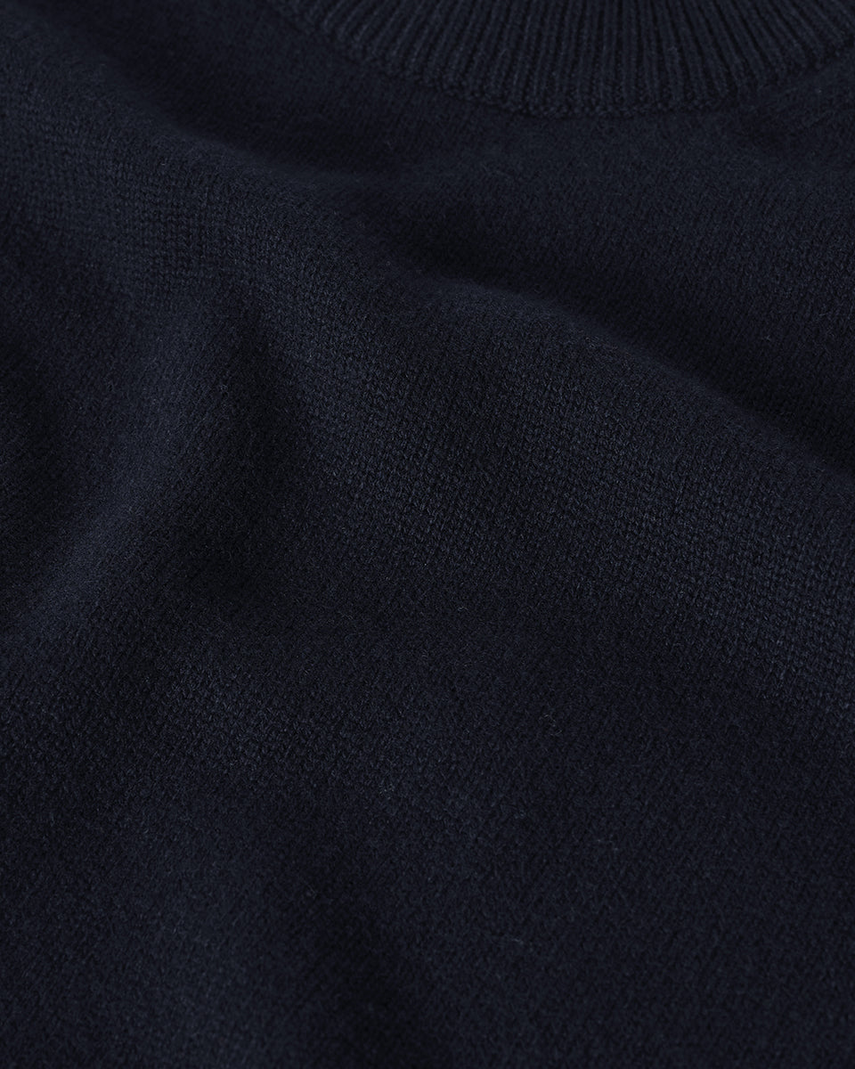 Superfine Merino Relaxed Dark Navy Jumper